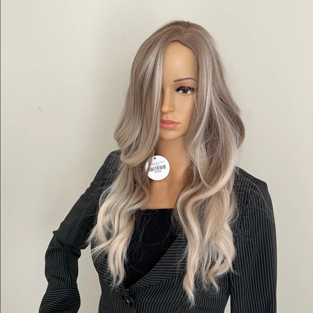 Blonde Long Wavy Fashion Wig - Neutral Blonde